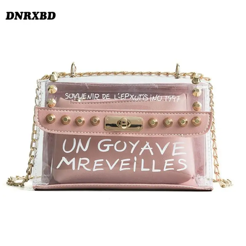 

PVC Transparent Clear Women Crossbody Bags Shoulder Bag Handbag Jelly Small Phone Bags sac a main Fashion Flap Crossbody Bucket