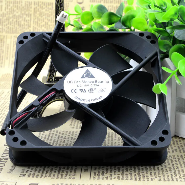 

Delta 12025 12CM 18V 0.25A Induction Stove Fan Cooling Fan