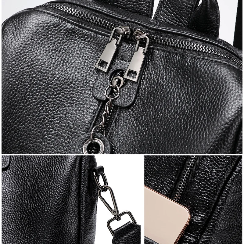 

Women Backpack Simple Fashion Elegant Knapsack Colleague Student Girls School Bag Travel Packsack Lady Message Bags Hobos Tote