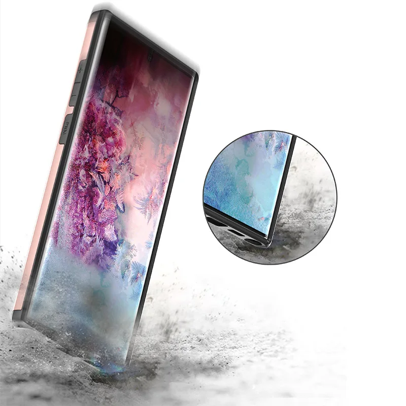 Жесткий противоударный защитный чехол-кошелек для samsung Galaxy Note 10 Plus Pro S10 5G S10e S9 S8 S7 S6