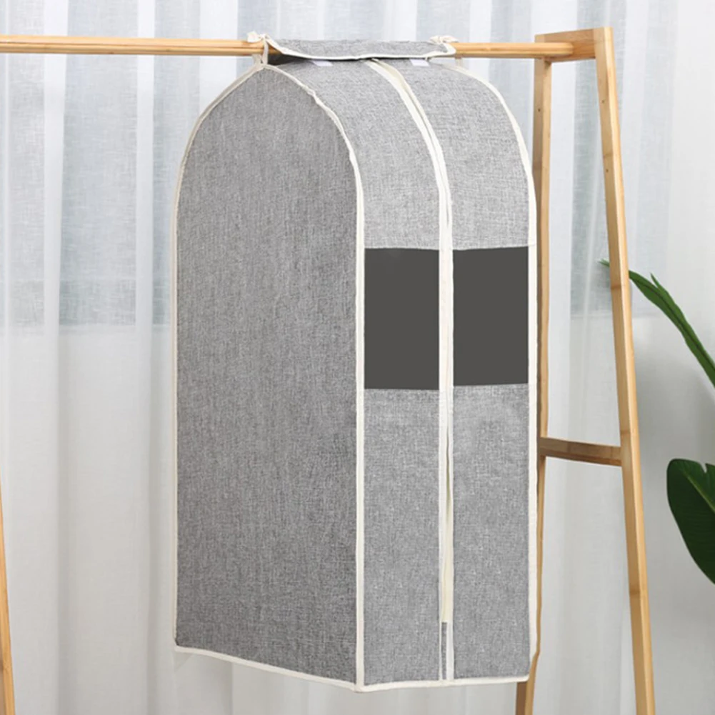 

Waterproof Dust Cover Hanging Garment Bag Breatbable Dust Cover Washable Clothes Storage Bag Wardrobe For Home