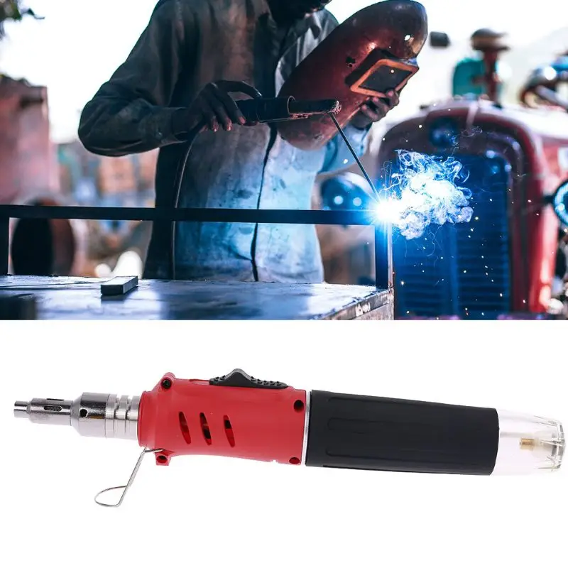 

HS-1115K 10in1 Professional Butane Gas Soldering Iron Set 26ml Welding Kit Torch