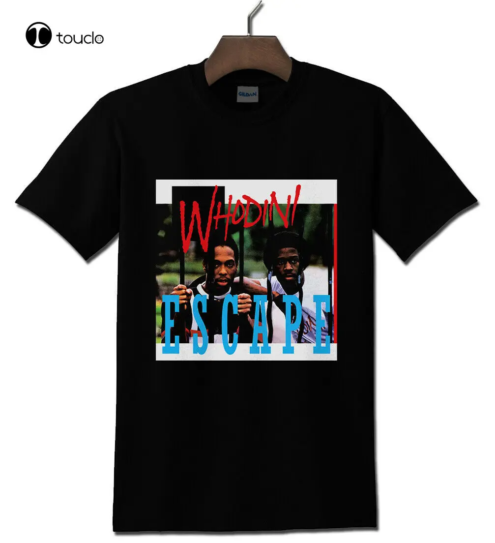 

Whodini Escape (1984) Black T-Shirt Tee Shirt Custom Aldult Teen Unisex Digital Printing Fashion Funny New Xs-5Xl