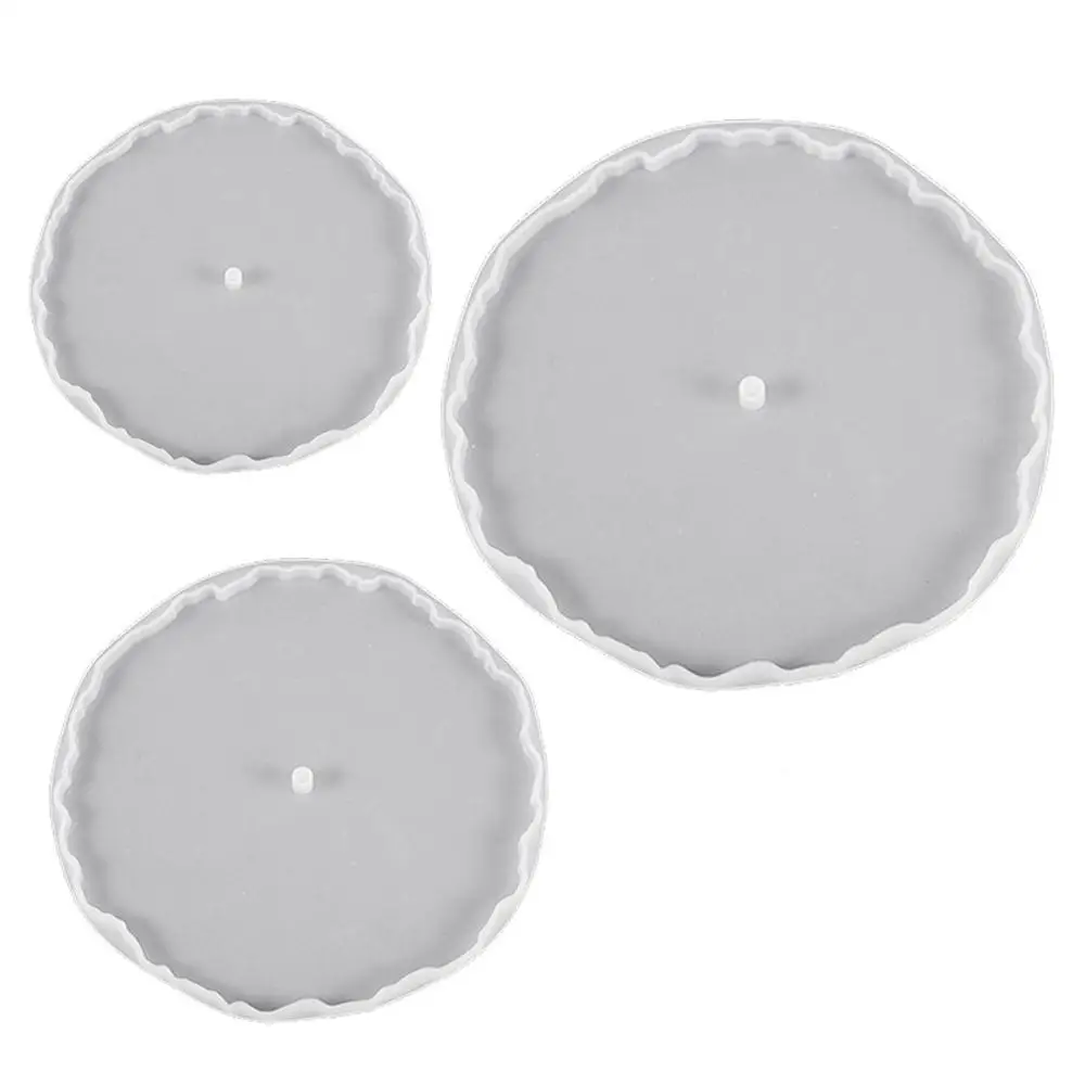 

Round Fruit Tray Mold Crystal 3 Layers Handmade Square Silicone DIY Home Craft Resin Mold Pendant Tool Decoration Beads