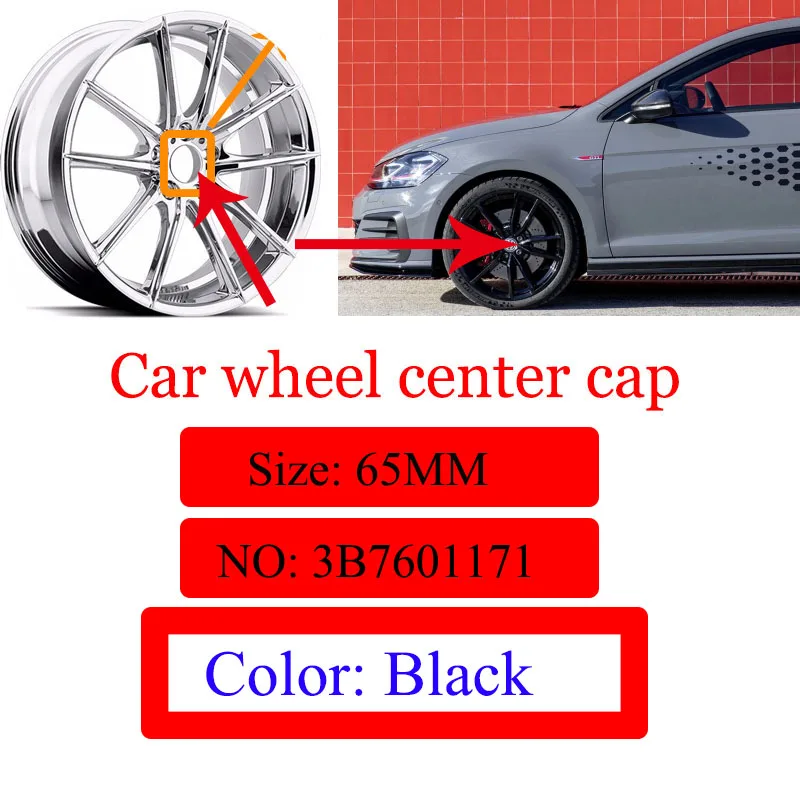 4 шт. 65 мм Центральная крышка колеса для VW Passat B5 B6 B7 Beetle T4 T5 Touran Bora Caddy Boost Polo Golf 3 5 6 7 |