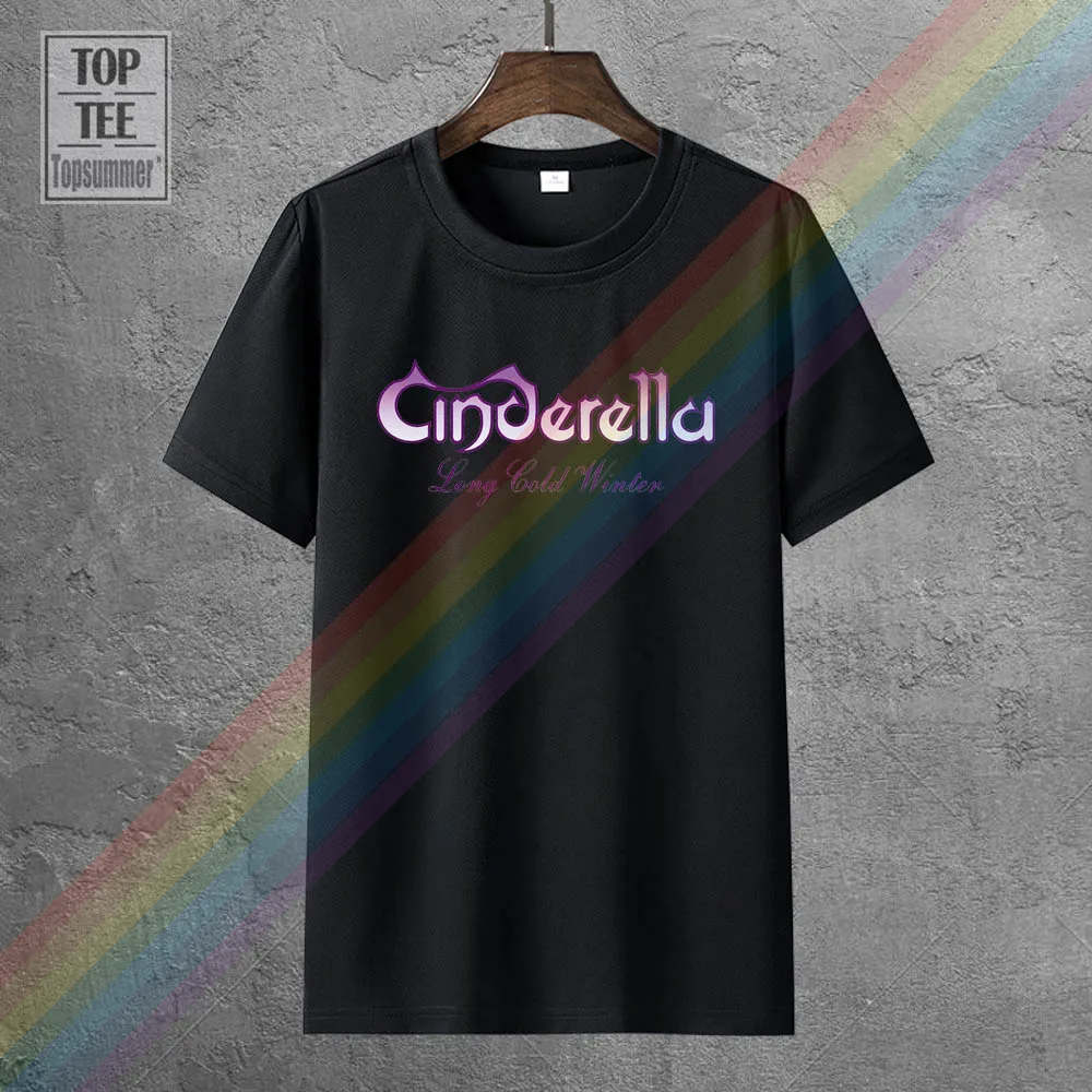 

New Cinderella Band Long Cold Winter Rock Band Men'S White T-Shirt Size S-3Xl