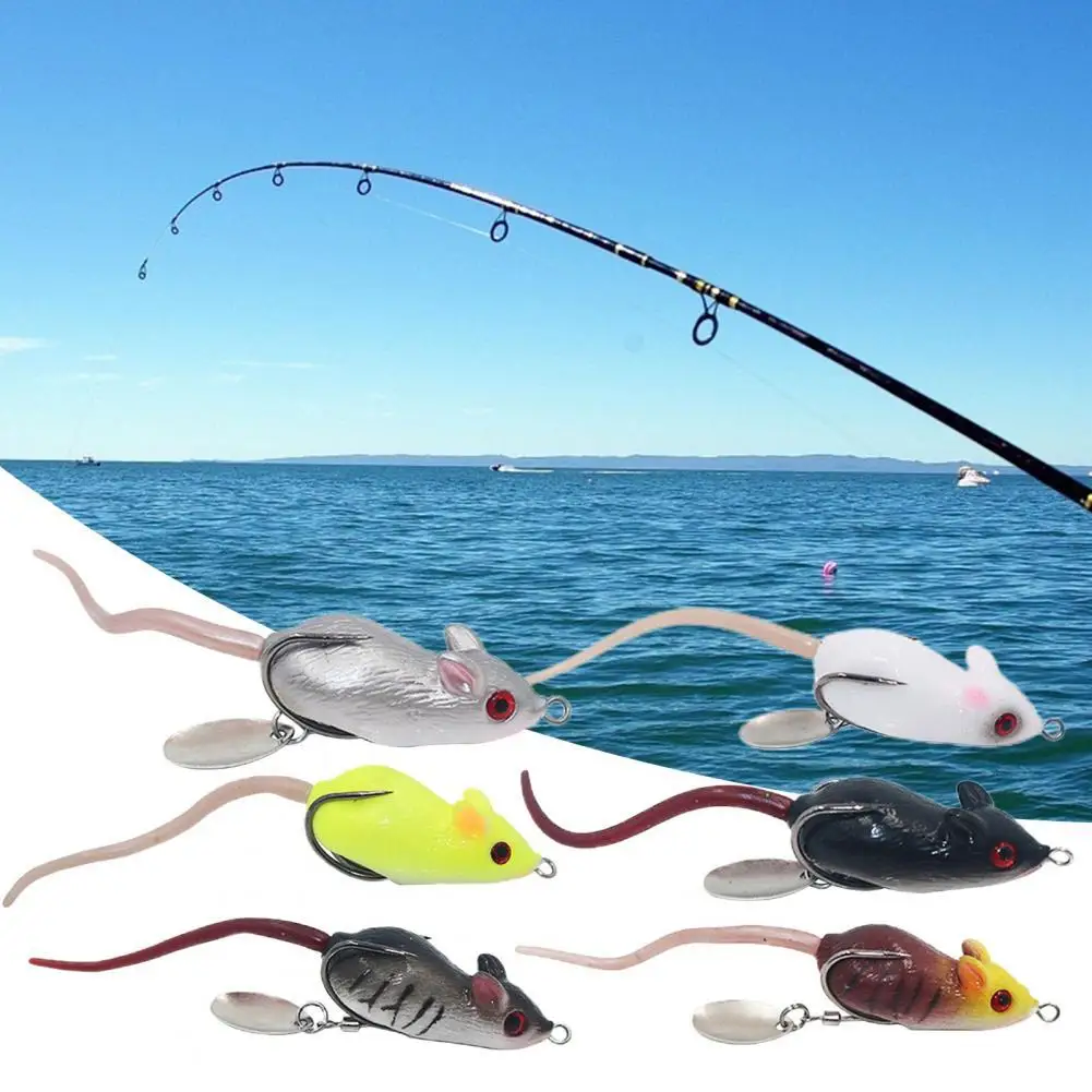 

Lure Realistic Vivid Rubber Freshwater Saltwater Bait for Snakehead
