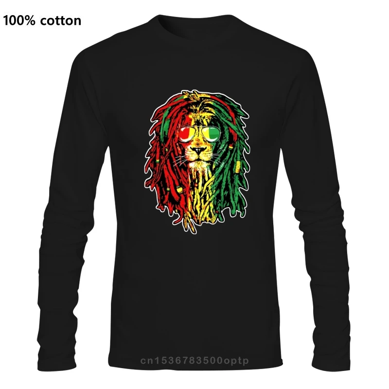 Забавная крутая футболка в стиле регги музыки раста для мужчин и женщин топ