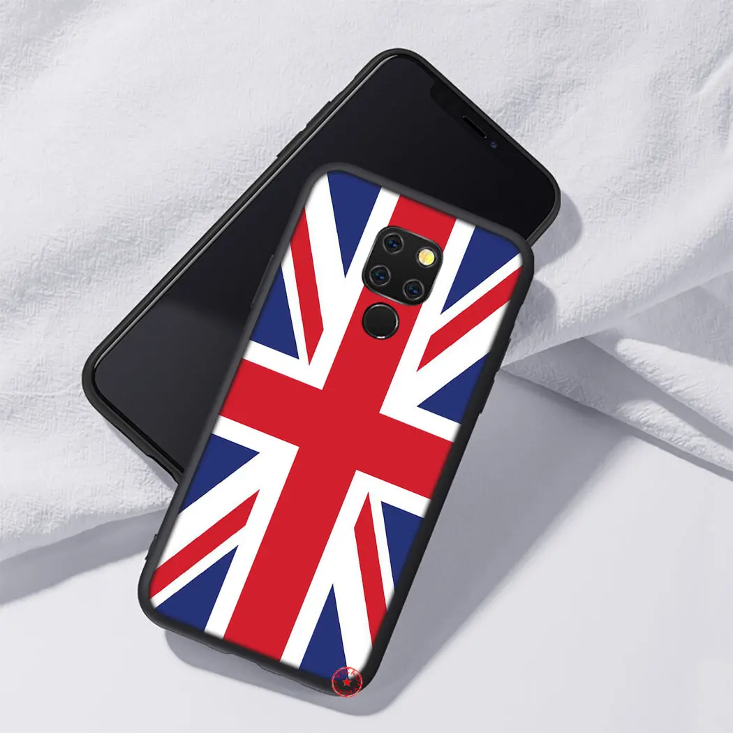 England flag Soft Silicone TPU Phone Case for Huawei Nova Smart 5 5i 5T 4E 4 3i 3 2i 2 Mate 30 20 10 Lite Pro | Мобильные телефоны