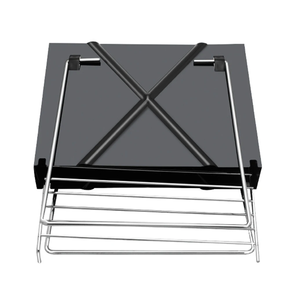 Портативный маленький металлический гриль для барбекю X-образный складной