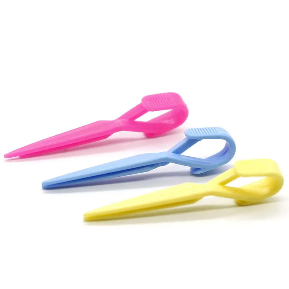 

50 Pcs Cross-positioning Perm Clip Hot And Cold Plastic Hair Clip No Trace Hairdressing Hairpins Barrettes Headwear Accessories