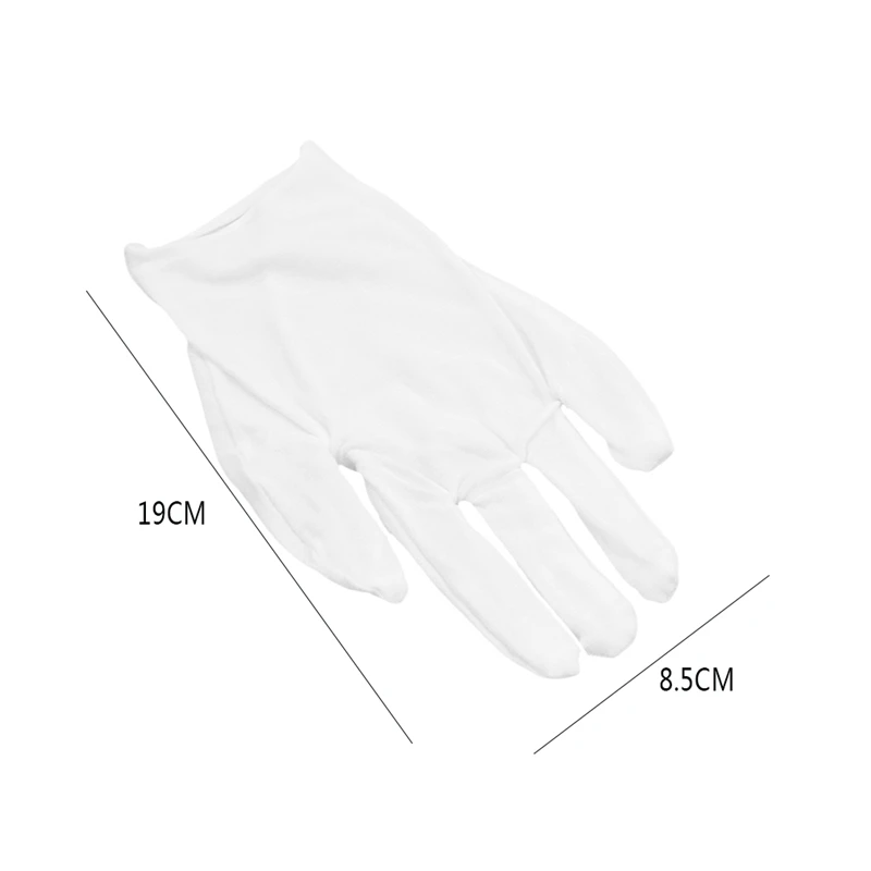 

12 Pairs/pack Home Dust Cleaning Gloves White Cotton Gloves Full Finger Hands Protector Men Women Unisex Gloves