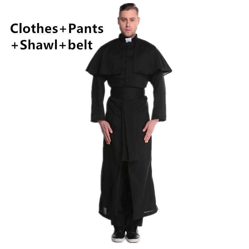 Style5 set Средневековый Косплэй костюмы на Хэллоуин для Для женщин Priest монахини Миссионерский костюм комплект взрослых Карнавальная одежда женские модельные туфли - Цвет: Style5 set