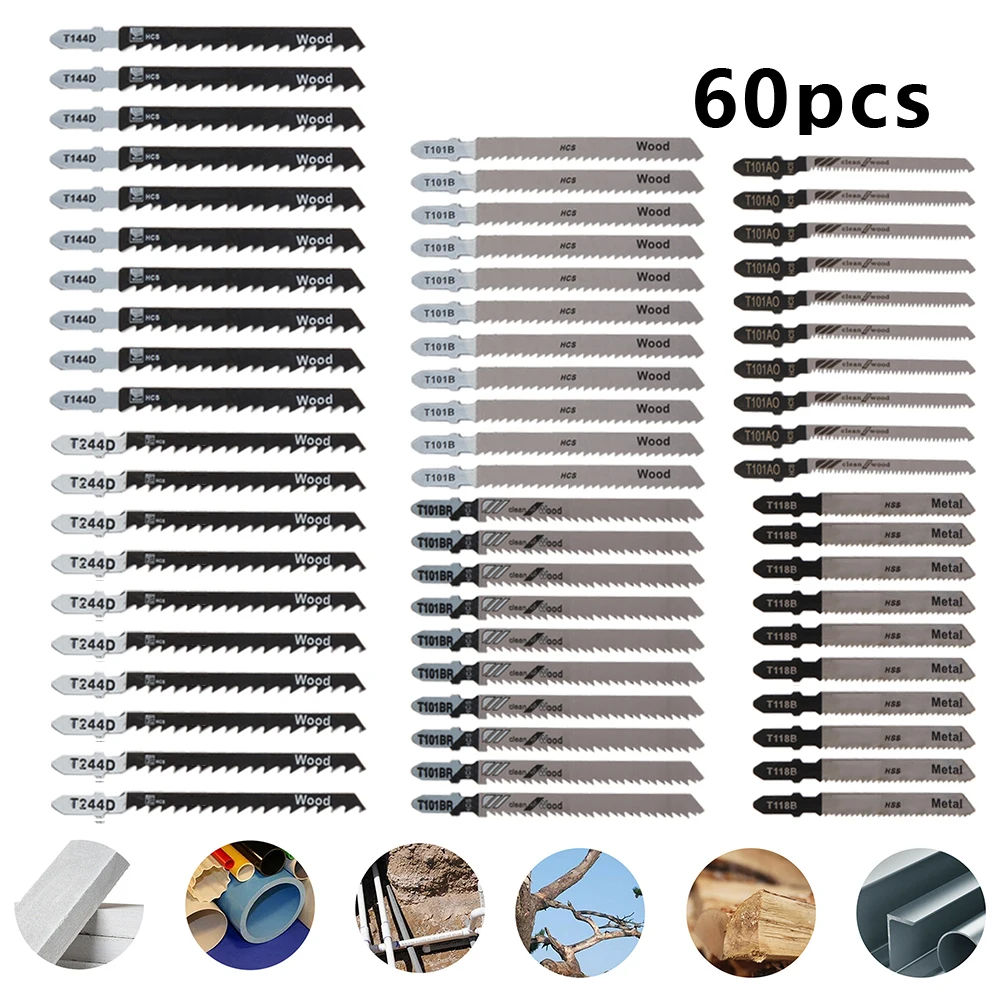

HCS Jigsaw Blade T-shank Jigsaw Blades Cutting Tool Universal Hot sale