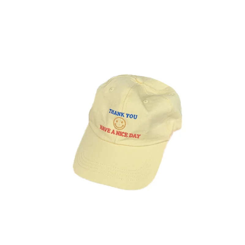

Cap for Women Creamy Yellow Baseball Hat Women Spring/summer Fashion Sun Hat Ins Style Cap