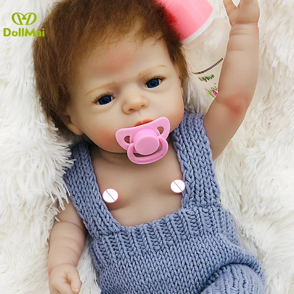

Bebes reborn de silicone real 22inch 55cm reborn baby Girl dolls toys for children gift playmate bonecas reborn