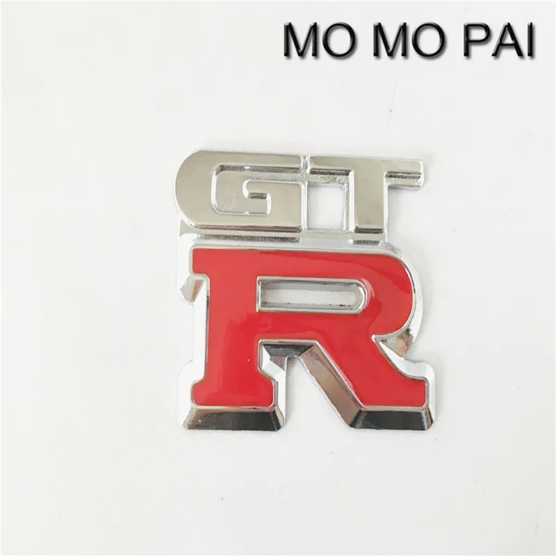 3D Автомобильная эмблема значок наклейка металлический логотип GTR красный |