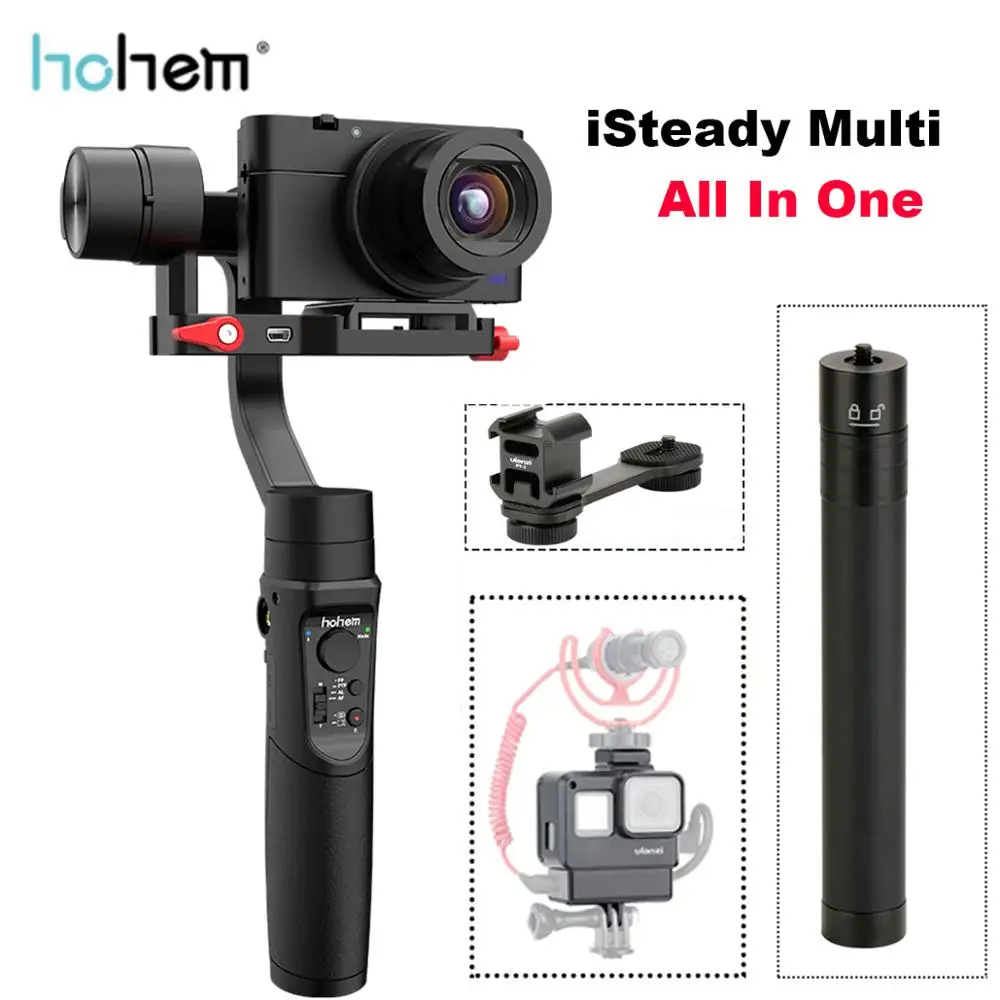 Hohem iSteady мульти 3 оси ручной карданный стабилизатор для цифровой камеры GoPro Hero 8 7 6 5 Osmo экшн Yi Cam SJCam смартфонов