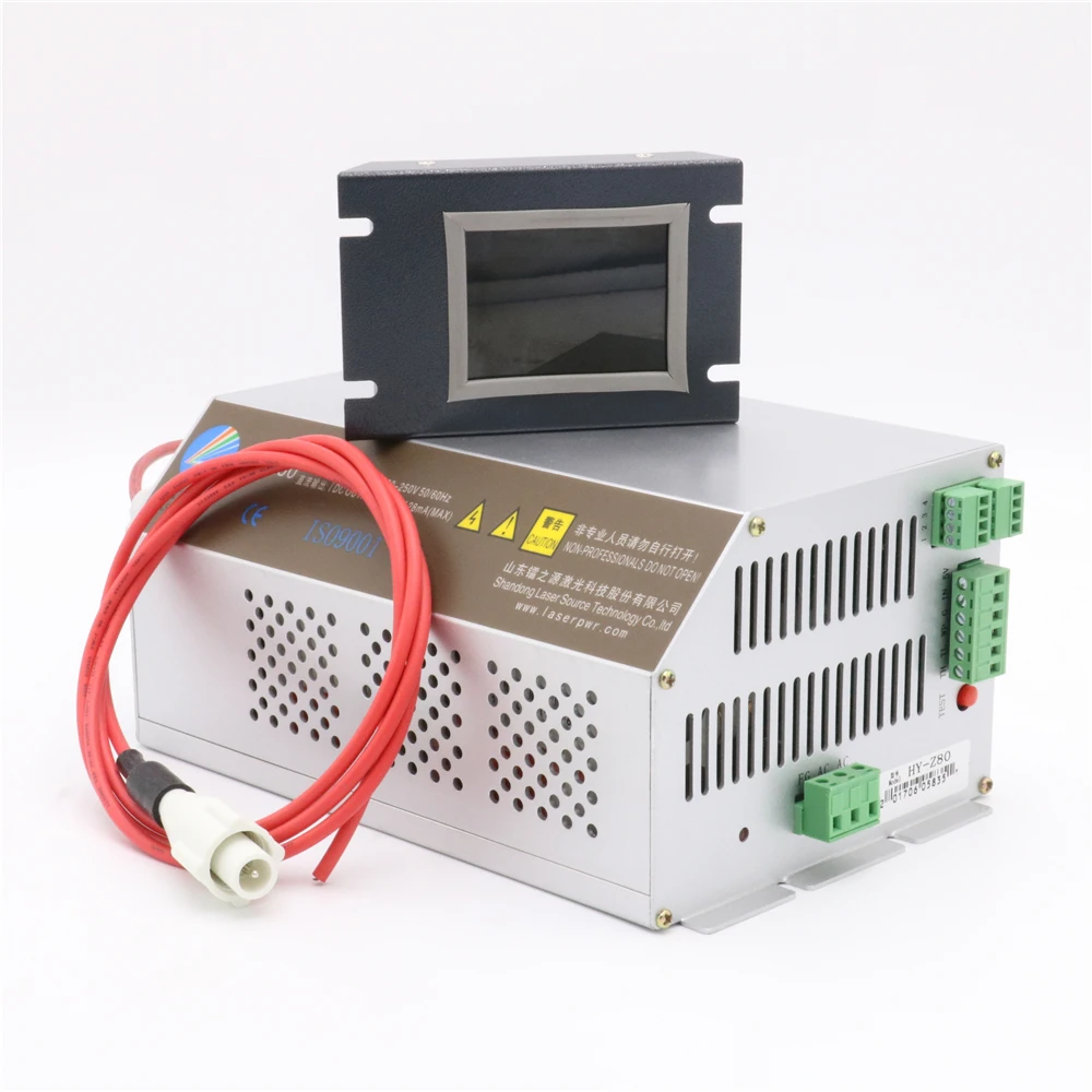 Интеллектуальный источник питания лазера Z80 Co2 80 Вт для лазерной гравировки и C