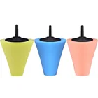 Авто полировальные колесные пористый материал 3 дюймов Полировочный конус Форма автомобиль концентратор губка для полировки 3 шт.компл.