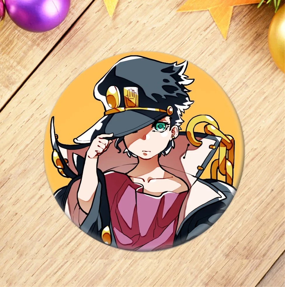 11 ; аниме «Jojo невероятное приключение значок косплея брошка мультфильм шпильки ювелирной коллекции Выпускной подарок рюкзаки кнопки для одежды - Окраска металла: 11