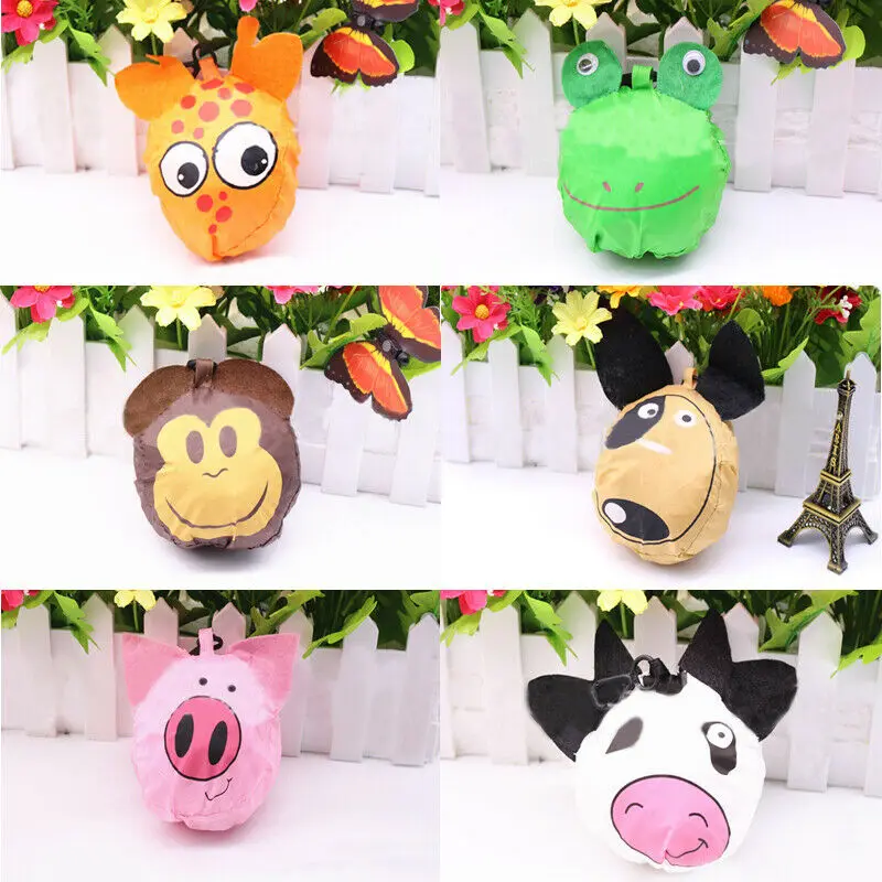 Wholesale Shopping Travel Shoulder Bag Pouch Tote Handbag Folding Reusable Bags Animal new | Дом и сад