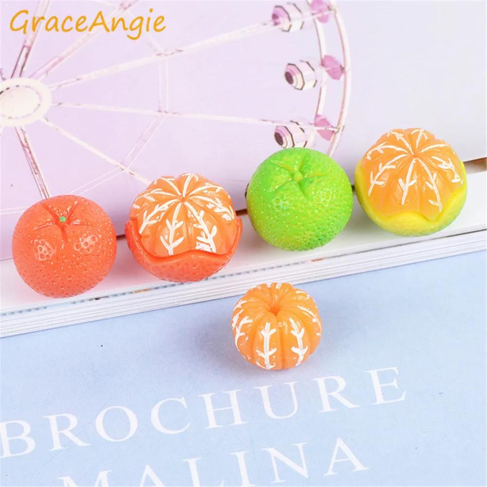 

20 шт. смешанные имитация фруктов смолы бусины для слаймов забавные плоские бусины ювелирные аксессуары DIY Скрапбукинг DIY ручной работы ювел...