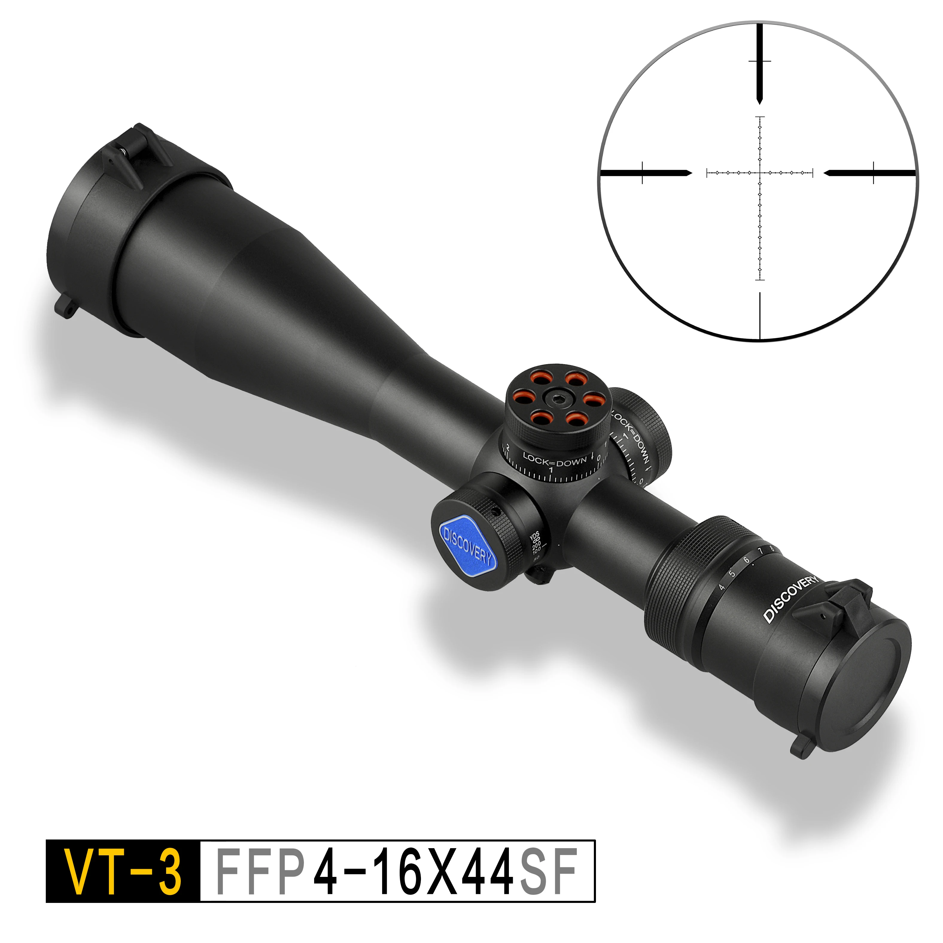 Компактный прицел Discovery VT-3 4-16X44SF FFP боковой Параллакс для первой Фокальной