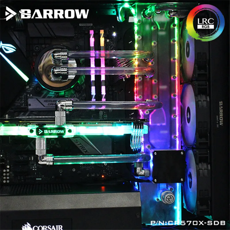 Barrow Distro Plate для CORSAIR 570X/500D чехол дефлектор водной дорожки ПК система жидкого