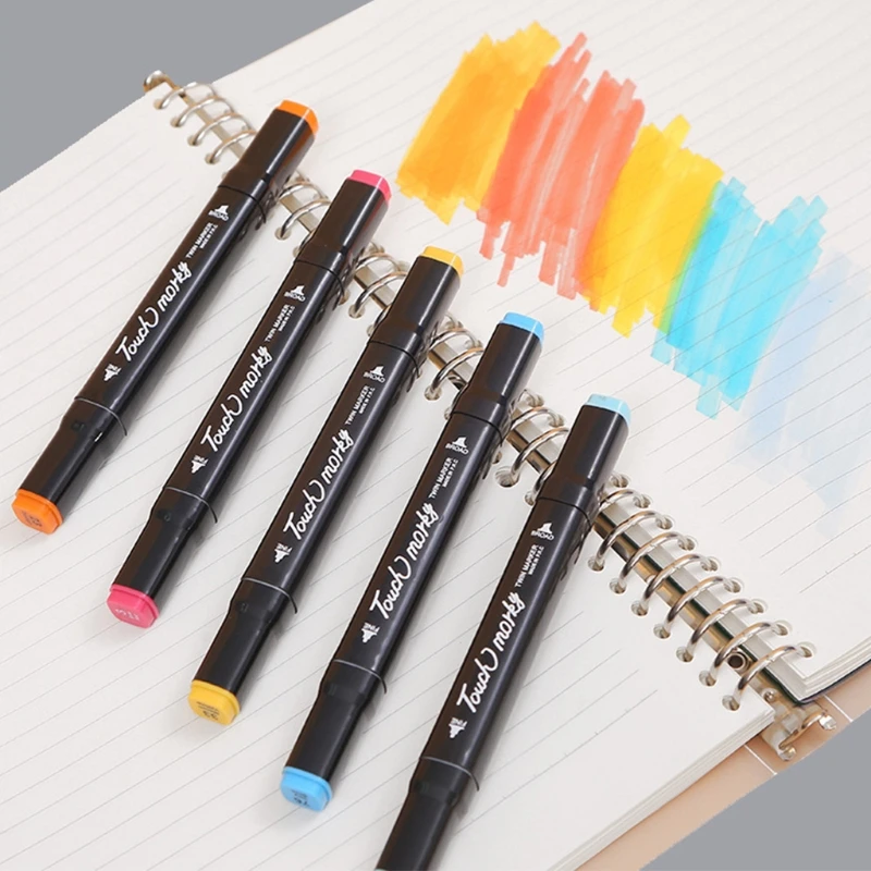 Набор разноцветных маркеров с двойными наконечниками набор сделай сам для