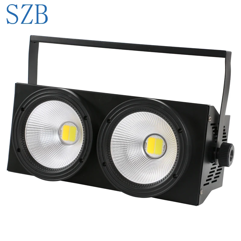 SZB 2x100 Вт LED COB Blinder Light par can light 2 глаза сценический светодиодный светильник для