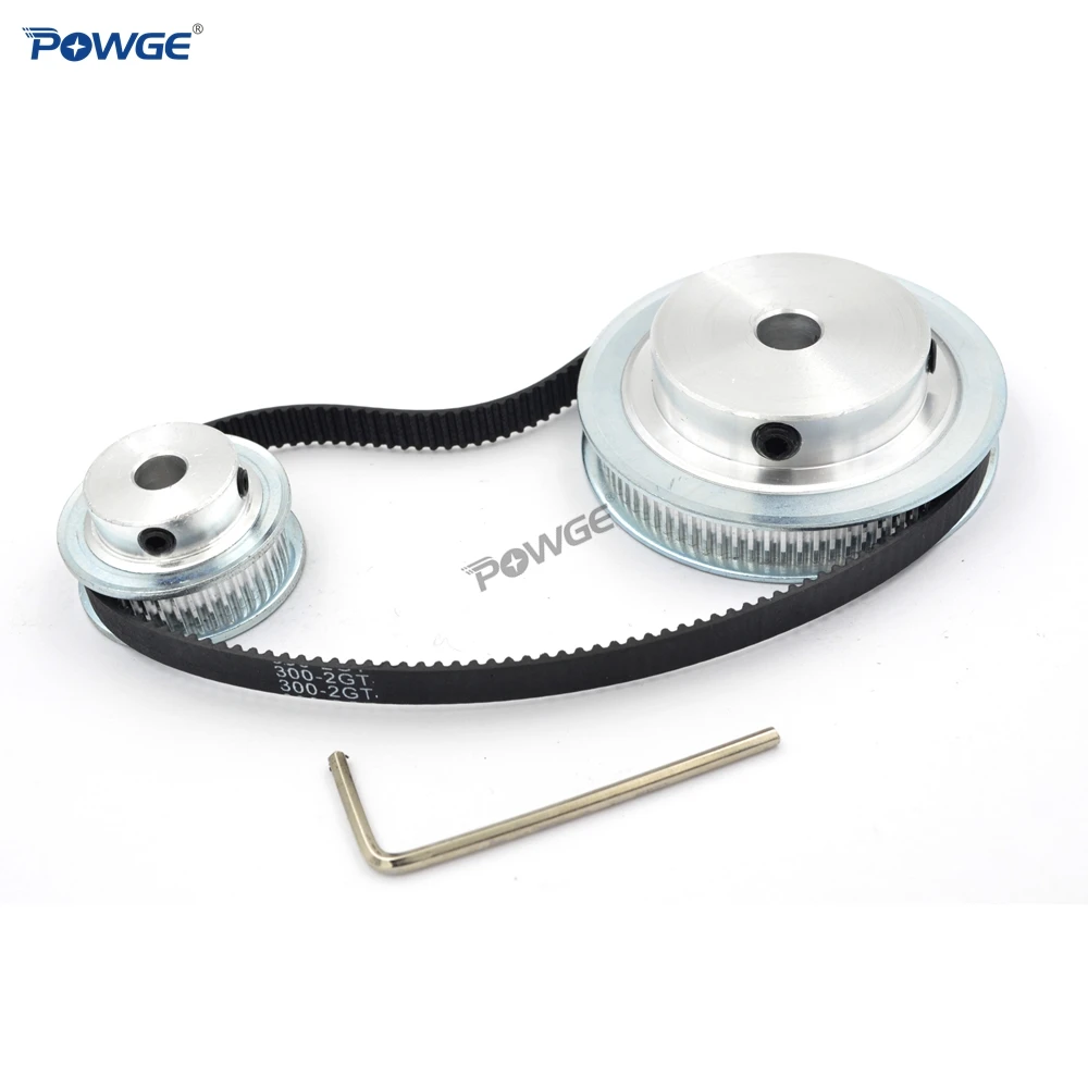 Синхронный зубчатый шкив POWGE 2 м/2 гт 40 зубьев 80 комплект из 5-20 мм т: т передаточное