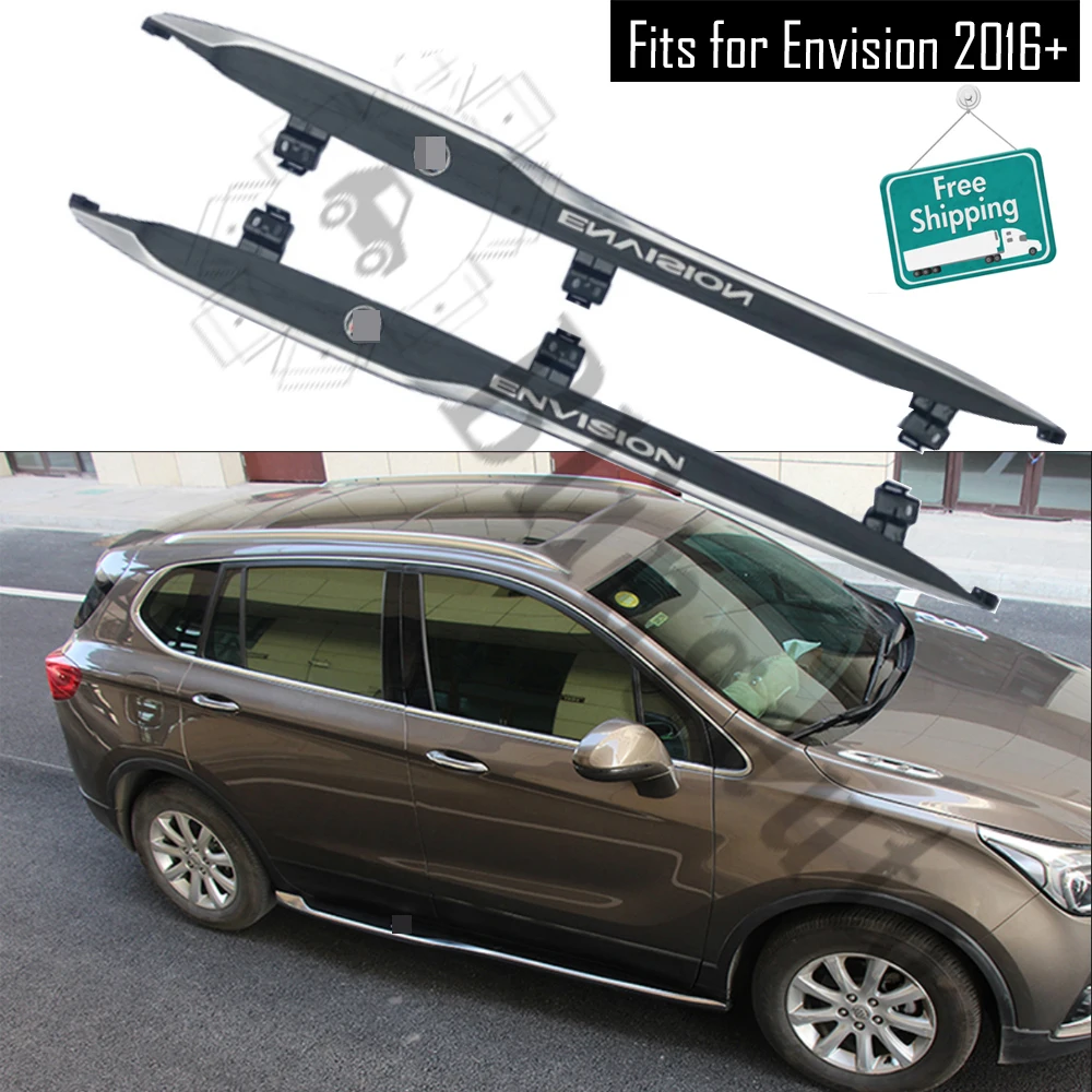 Подходит для Buick Envision 2016 + 2 шт. Левая Правая Беговая доска боковые шаги nerf бар