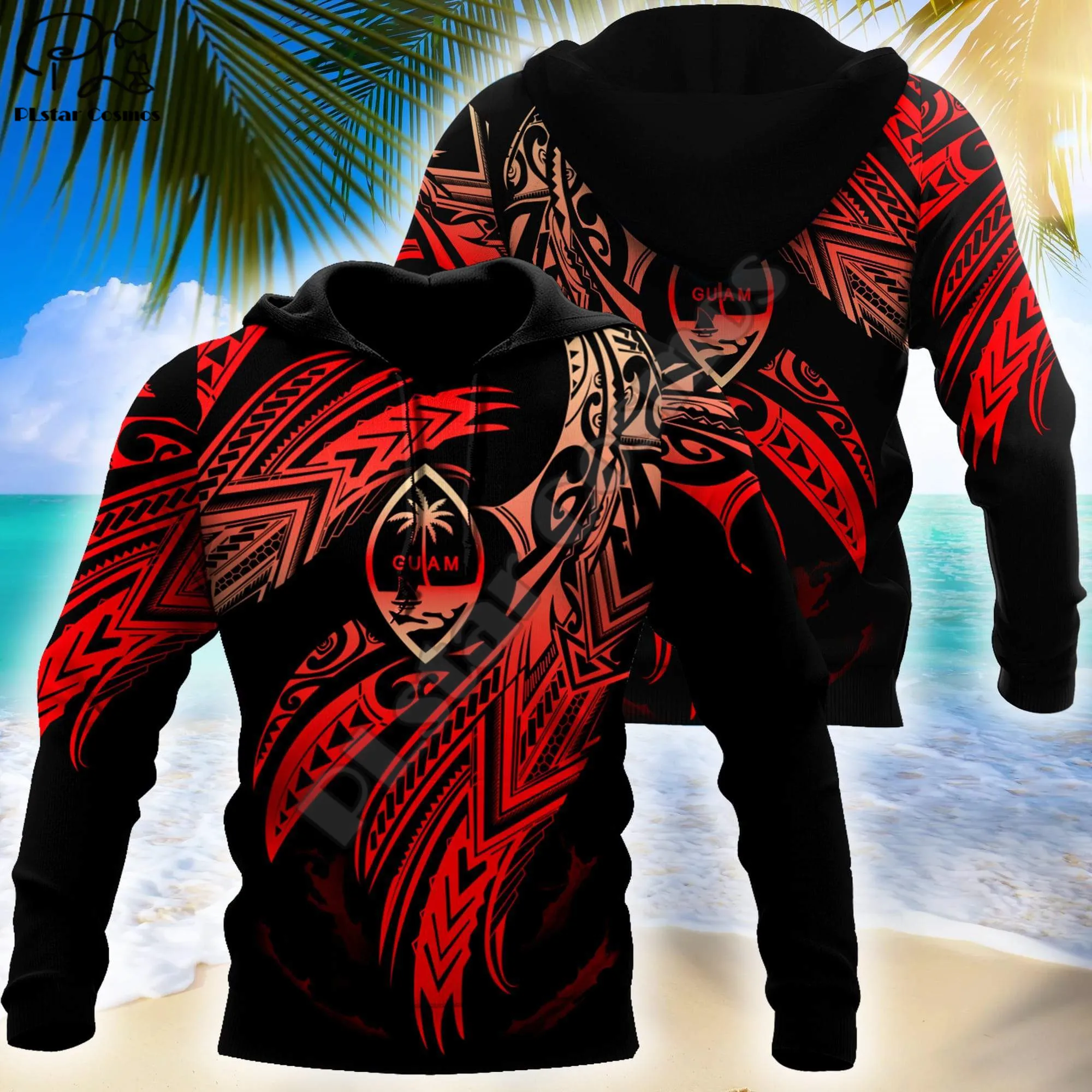 

PLstar Cosmos Guam Polynesia Tribal 3D Print 2021 New Fashion Hoodies Sweatshirts Zip Hooded For Men/Women Casual Streetwear G10