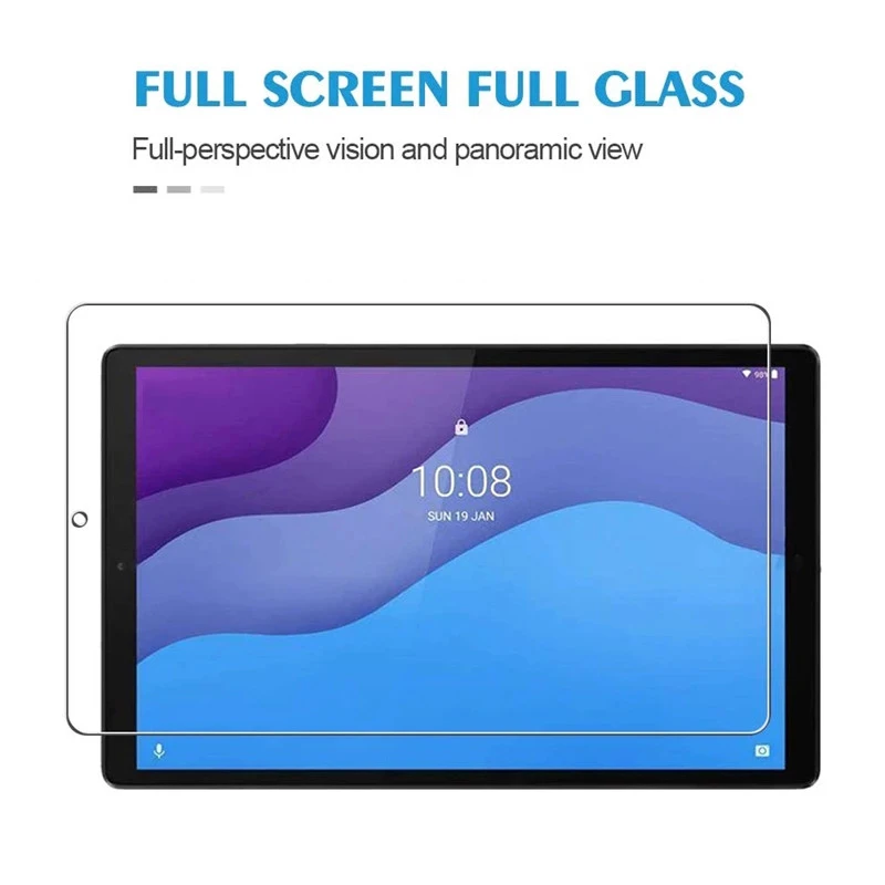 for lenovo tab m10 2nd gen hd tempered glass screen protector 9h glass safety protective film on m 10 2nd tb x306x tb x306x 306x free global shipping