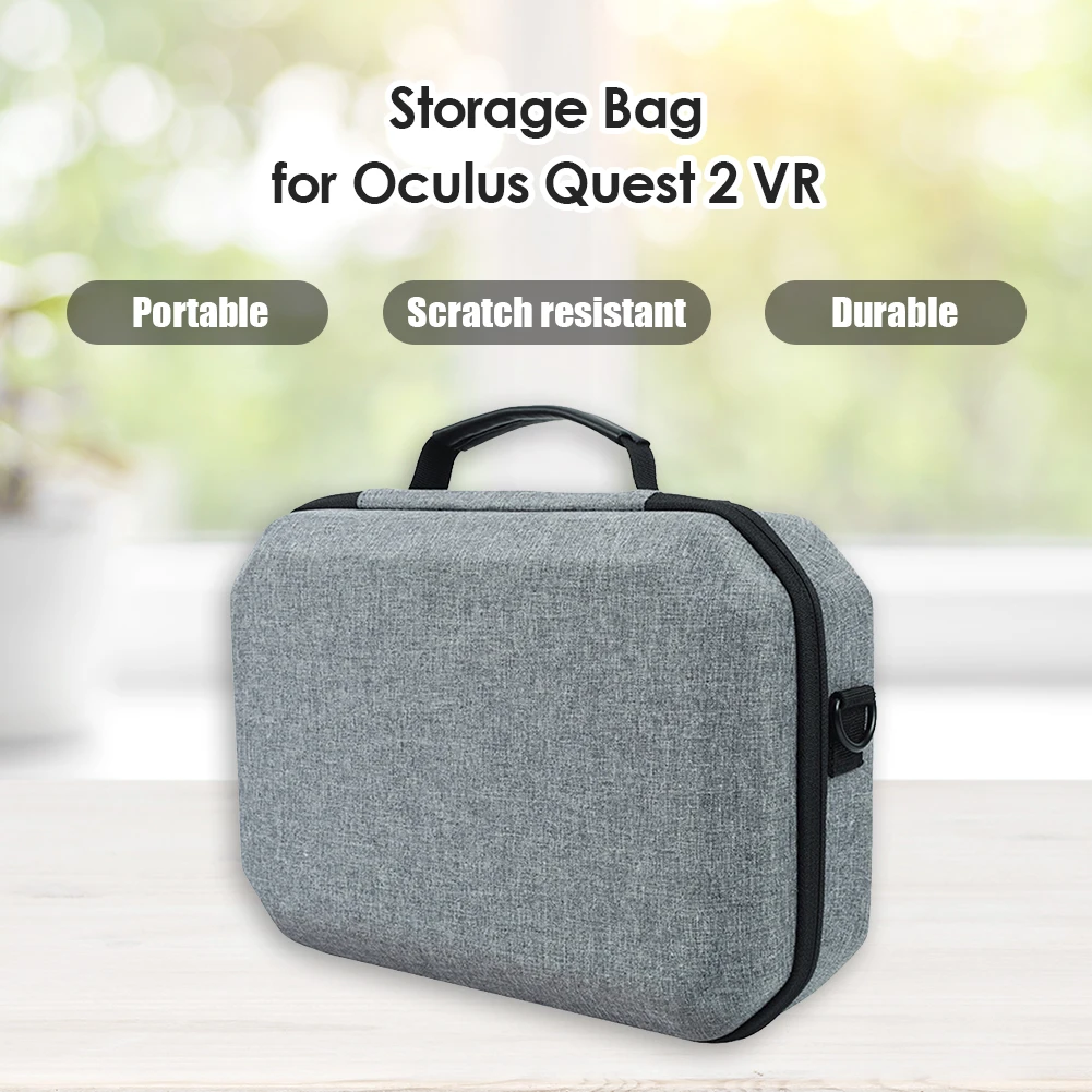 

Hardshell Carrying Case Shoulder Strap Lightweight Game Playing Elements for Oculus Quest 2 Headset Controller