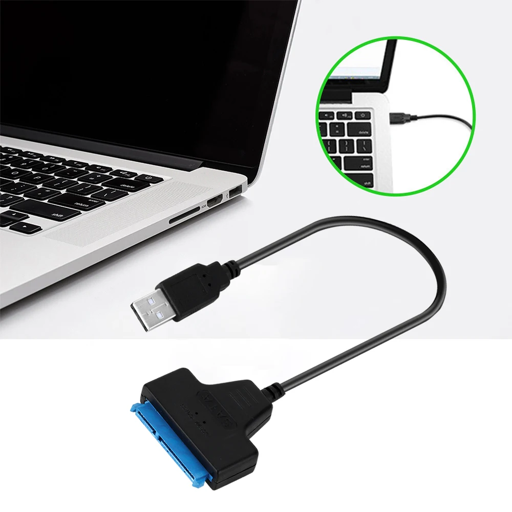 Кабель USB SATA 3 адаптер Sata к 0 до 6 Гбит/с Поддержка внешнего жесткого диска 2 5 дюйма