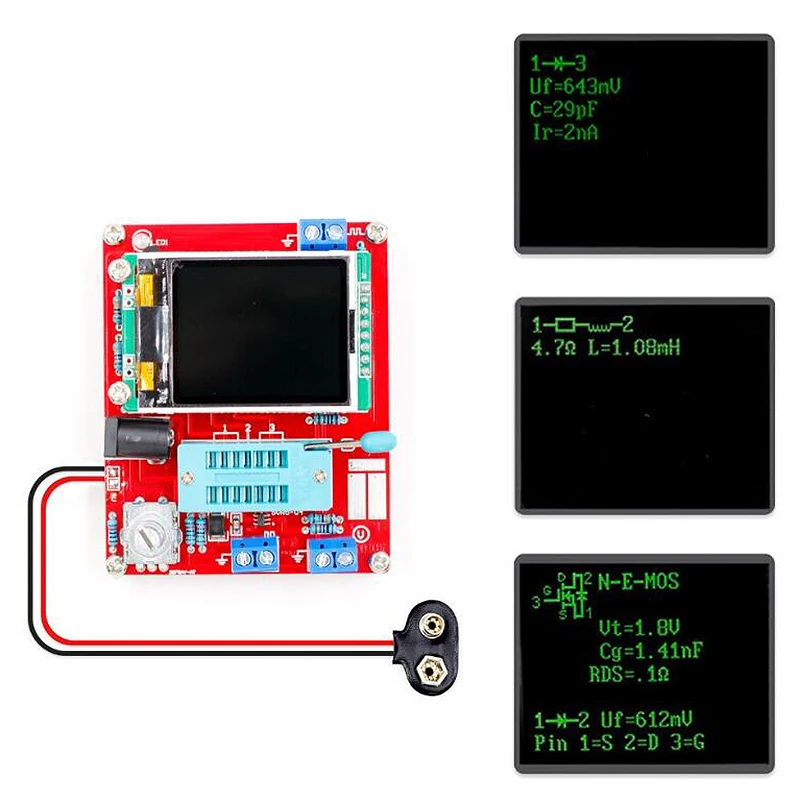 Многофункциональный тестер GM328 транзисторов Диодная емкость ESR измеритель