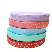 hl 5 yards 25mm hot stamping grosgrain ribbons wedding party decoration diy sewing crafts for making hair bows
