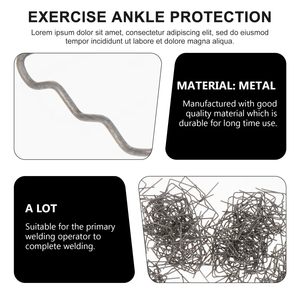 

500Pcs Car Automobile Bumper Repair Pre Cut Wave Rods Metal Welding Rods