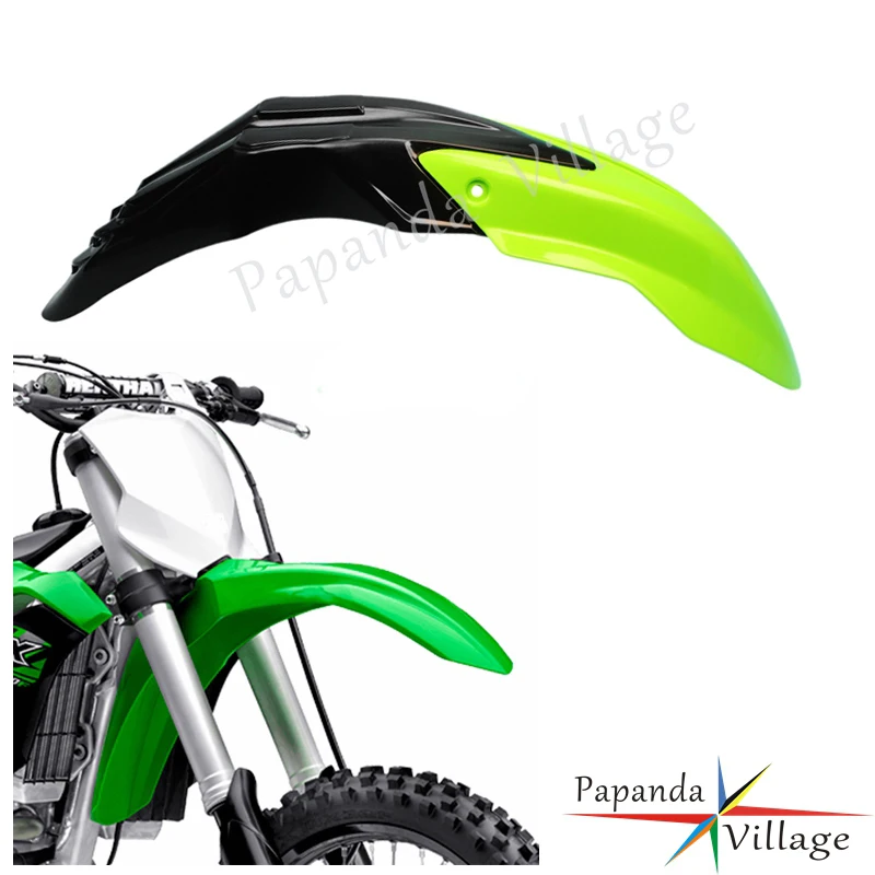 Универсальное переднее крыло для мотоцикла черное зеленое АБС-пластик защитное