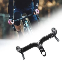 carbon fiber bicycle handlebar high hardness multi colors racing drop handles bar reduce resistance bent bike part inner routing