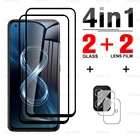 Переднее закаленное стекло для Asus Zenfone 8 5,9 '', защита экрана от царапин для Asus zenfone 8filp ROG Phone 5, пленка для объектива