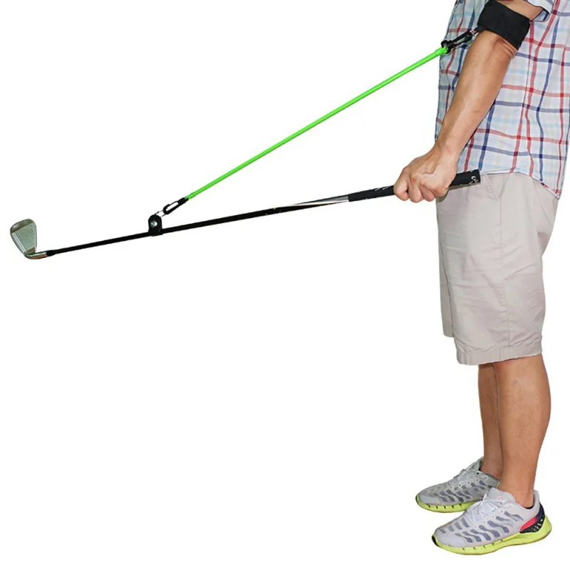 

Golf Swing Trainer Corrector Gesture Alignment Training Practice Aid Elastic Resistance Rope Golf Swing Training Equipment New