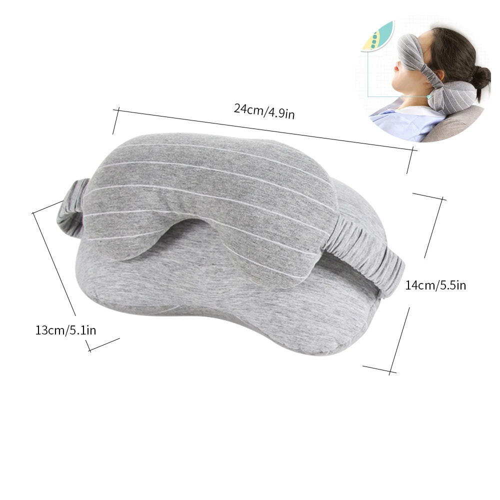 D2 U Shaped Memory Foam Neck Pillows Soft Slow Rebound Pillow Cervical Healthcare Bedding Drop Shipping Travel Pillow - Цвет: D2