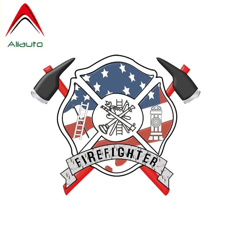 Aliauto Забавный автомобиль пожарный олень мальтский стиль Наклейка ПВХ для Golf 5 Kia
