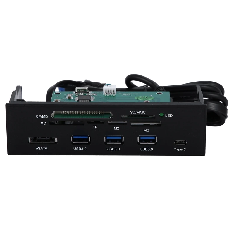 Внутренняя кардридер медиа многофункциональная Панель ПК Передняя панель Type-C USB