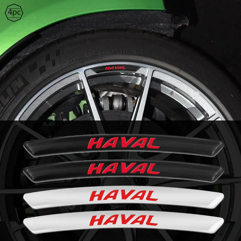 

4pcs Car Decal Sticker Wheels Hub Car Stickers Auto Goods For Haval Hover F7 F5 F7X H1 H2 H3 H4 H5 H6 H7 H8 H9 2018 2019 2020