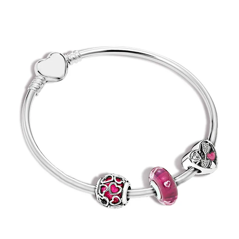 

2019 NEW 100% 925 Sterling Silver 1:1 Original At First Sight ZT0184 Stringed Bracelets Set Jewelry Women Luxury Goods Store