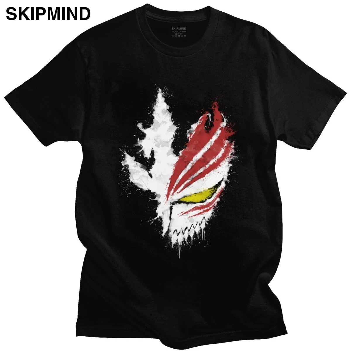 Футболка мужская с короткими рукавами Ичиго Куросаки модная уличная одежда